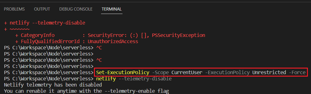 Netlify local endpoint URL