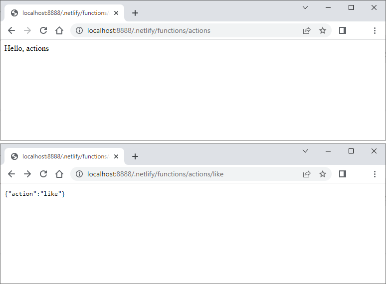 Run the Express serverless function locally